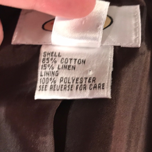 Talbots brown and off white blazer sz 4 - Picture 4 of 6